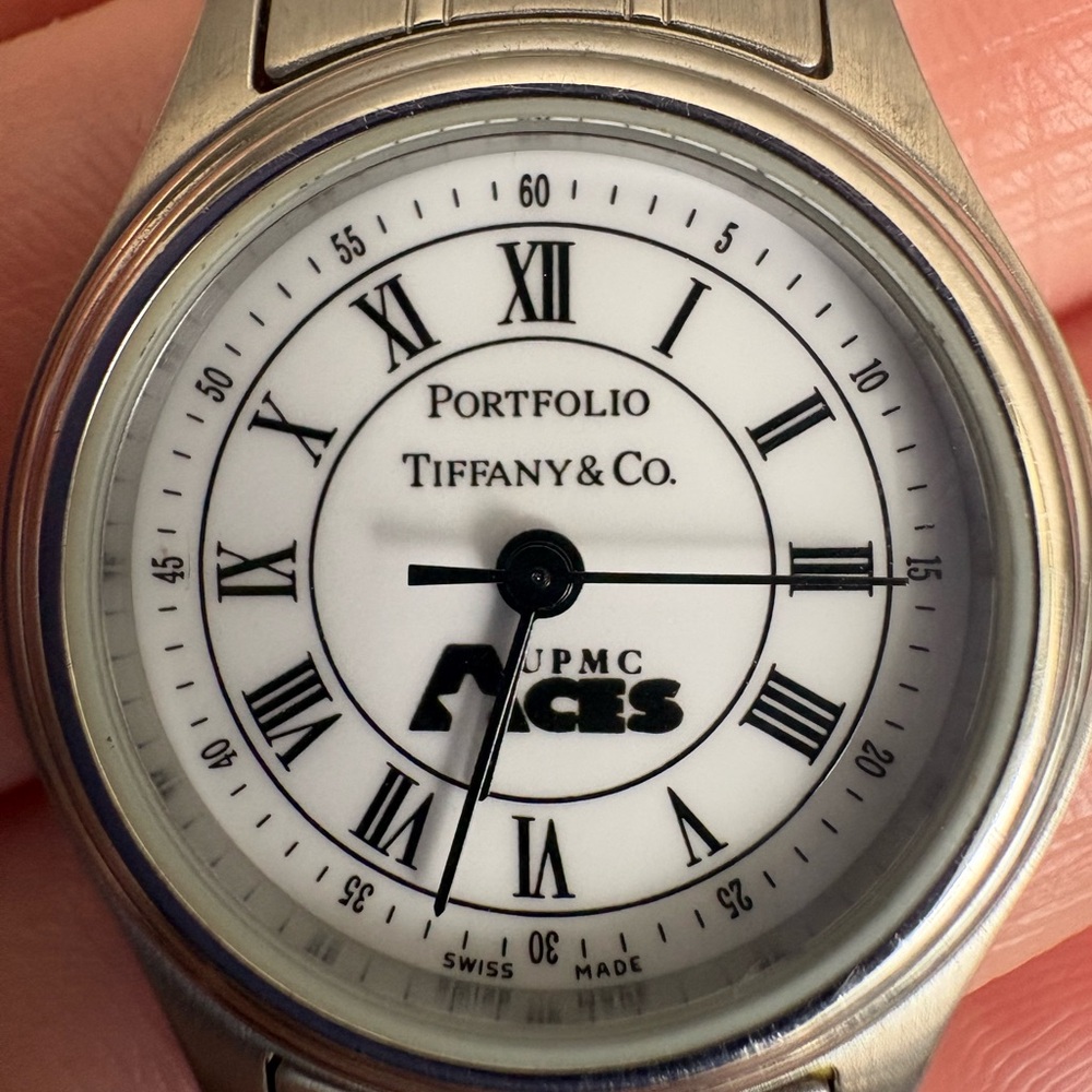 Tiffany and Company Portfolio watch UPMC Aces excellent condition